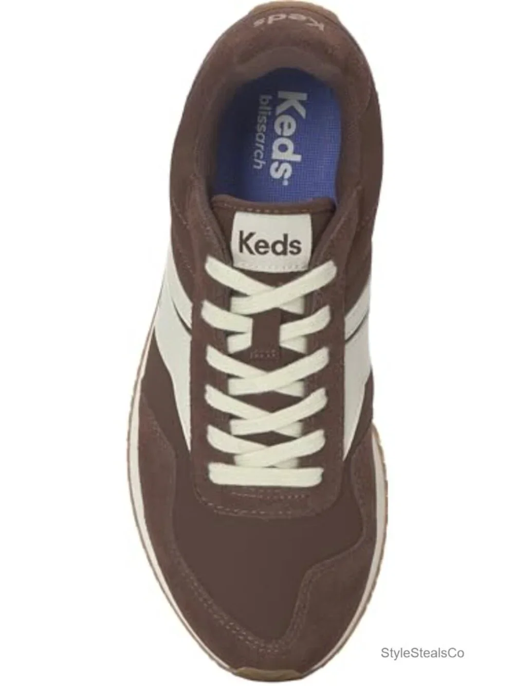 Keds Rena Lace Up Sneakers Women's Casual Cushioned Nylon Suede